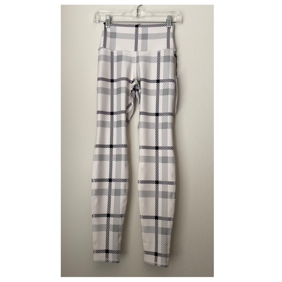 Alo Yoga Airlift High-Waist Magnified Plaid Legging...